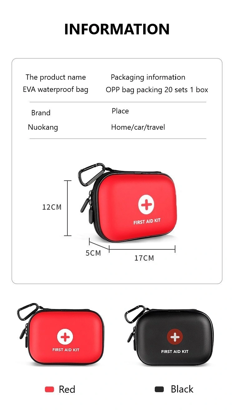 Nuokang First Aid Kit Outdoor Emergency Kit Portable Health Storage Kit for Home Students Outdoor Kit