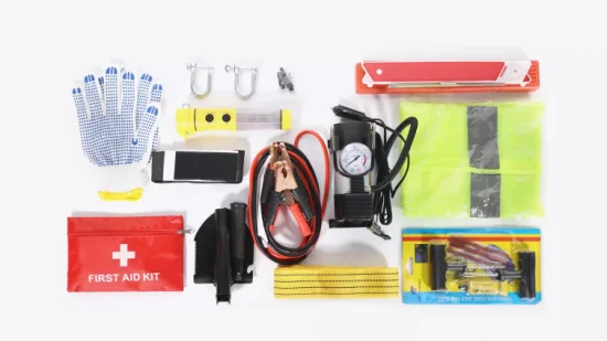 Kit de herramientas de emergencia para bolsa de primeros auxilios de nailon pequeño para cuerpo cruzado portátil para exteriores